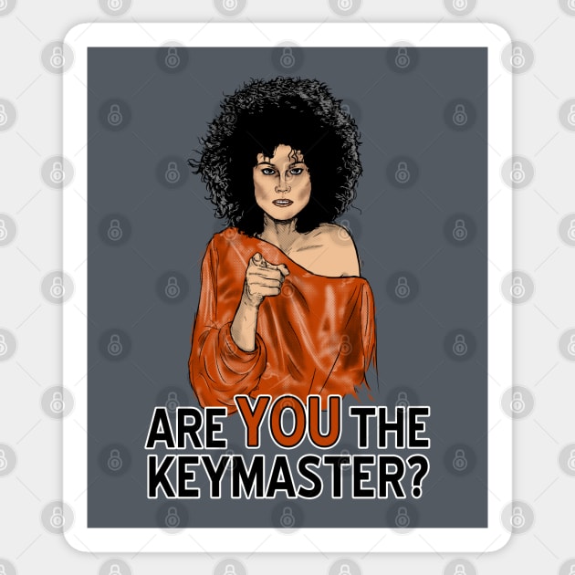 Are You the Keymaster? Sticker by Moysche